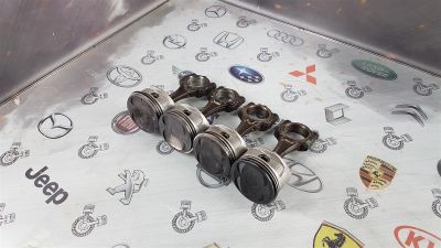Лот: 23589567. Фото: 1. Поршень с шатуном Toyota Corona... Двигатель и элементы двигателя