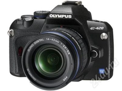 Лот: 301625. Фото: 1. Olympus E-420 kit. Цифровые зеркальные