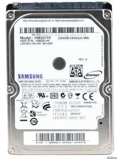 Лот: 9806356. Фото: 1. Жёсткий диск для ноутбука sata... Жёсткие диски (HDD)