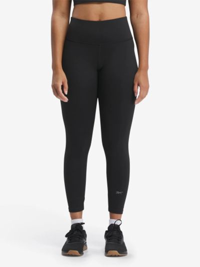 Лот: 23352361. Фото: 1. Легинсы женские Reebok, Черный. Другое (спортивная одежда)