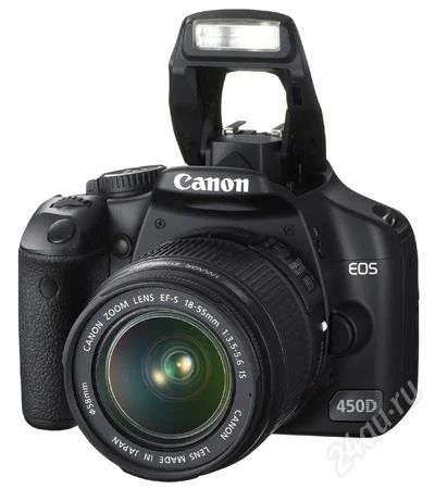 Лот: 708546. Фото: 1. Canon 450d kit 18-55 (новый). Цифровые зеркальные
