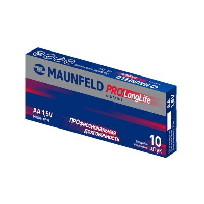 Лот: 24442067. Фото: 1. Батарейки Maunfeld Pro Long Life... Батарейки, аккумуляторы, элементы питания