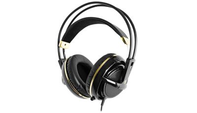 Лот: 6584444. Фото: 1. Steelseries siberia v2 black gold. Другое (аксессуары)