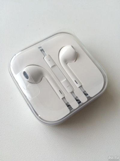 Лот: 8722653. Фото: 1. Earpods оригинал б.у. Красноярск