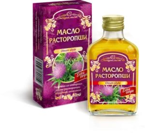 Лот: 12963429. Фото: 1. Масло расторопши "Алтай" 100 мл. Диетическое питание