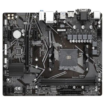 Лот: 25032480. Фото: 1. Материнская плата GIGABYTE A520M... Материнские платы