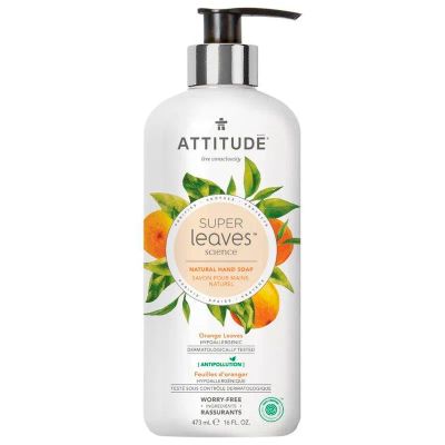 Лот: 24941938. Фото: 1. Жидкое мыло Attitude Super Leaves... Уход за телом