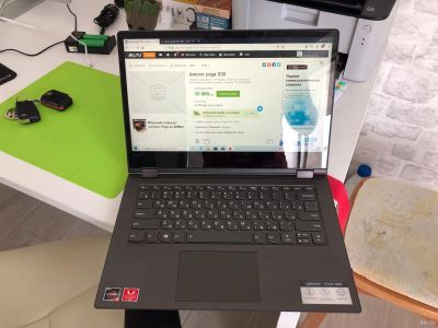 Лот: 14282074. Фото: 1. lenovo yoga 530 ryzen 3 220U. Ноутбуки