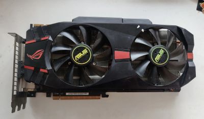 Лот: 14596424. Фото: 1. Asus AMD Radeon R9 280X 3Gb -... Видеокарты