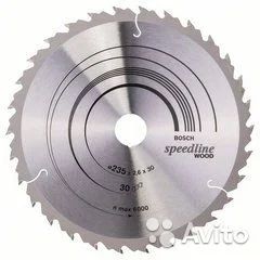 Лот: 5503268. Фото: 1. Диск пильный Bosch Speedline 235х30z30. Расходные материалы, сменные насадки