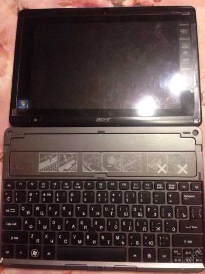 Лот: 4149791. Фото: 1. Планшет с клавиатурой Acer iconia... Планшеты