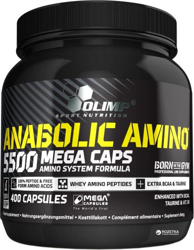 Лот: 12680053. Фото: 1. Olimp anabolic amino 5500. Спортивное питание, витамины