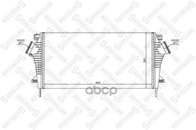 Лот: 21891125. Фото: 1. 10-40209-Sx_интеркулер! Opel Insignia... Другое (автозапчасти)