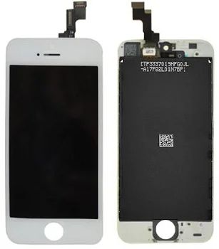 Лот: 11265444. Фото: 1. Дисплей iPhone 5s + Тачскрин Белый... Дисплеи, дисплейные модули, тачскрины