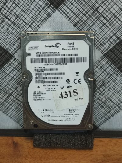 Лот: 20730641. Фото: 1. Жесткий диск SATA-II 2,5 Seagate... Жёсткие диски (HDD)