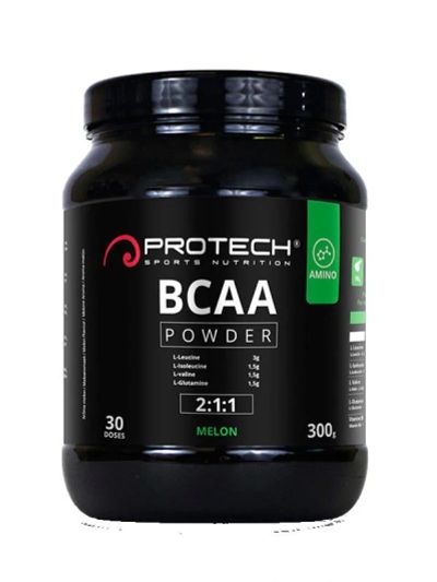 Лот: 8283709. Фото: 1. BCAA Powder 300 гр Дыня от Protech... Спортивное питание, витамины