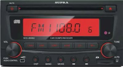Лот: 6957825. Фото: 1. SUPRA SCD-B509U 2-din CD/mp3-ресивер. Автомагнитолы