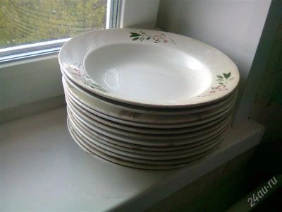 Лот: 2848822. Фото: 1. Тарелки большие , глубокие 13... Тарелки, блюда, салатники