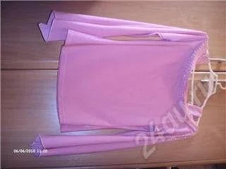 Лот: 385993. Фото: 1. кофточка розовая со стразами. Свитеры, толстовки, худи