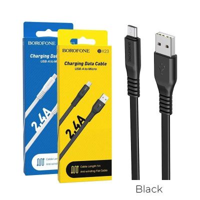 Лот: 22150284. Фото: 1. Кабель BOROFONE microUSB BX-23... Дата-кабели, переходники