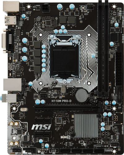Лот: 9204449. Фото: 1. Материнская плата MB MSI H110M... Материнские платы