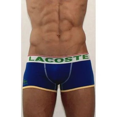 Лот: 4108960. Фото: 1. Мужские трусы "Lacoste" (синие... Нижнее бельё