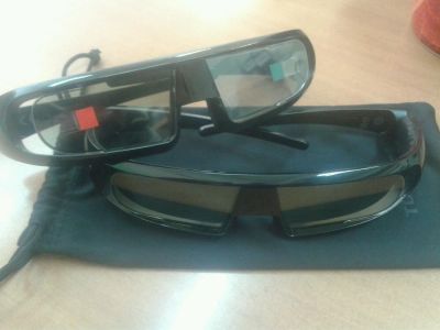 Лот: 8434691. Фото: 1. 3D очки Toshiba FTP-AG02G активные. 3D-очки