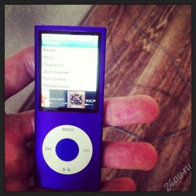 Лот: 2583830. Фото: 1. ipod nano 4g 8gb. Плееры