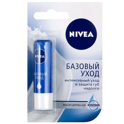Лот: 24771977. Фото: 1. Nivea бальзам для губ Базовый... Лекарства