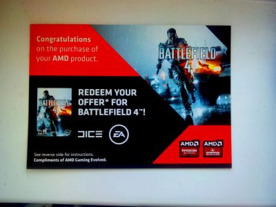 Лот: 3660244. Фото: 1. Лицензия на Battlefield 4. Другое (компьютеры, оргтехника, канцтовары)