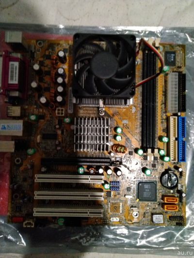 Лот: 14858829. Фото: 1. Материнская плата AMD С Процессором... Материнские платы