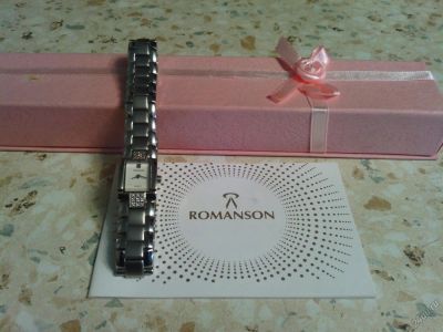 Лот: 5925446. Фото: 1. Швейцарские часы Romanson женские. Оригинальные наручные часы