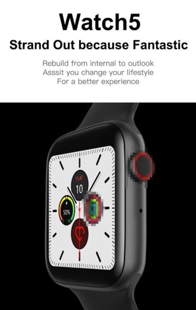 Лот: 15564537. Фото: 1. Watch5 Смарт-часы, копия AppleWatch... Смарт-часы, фитнес-браслеты, аксессуары