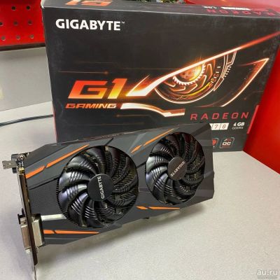 Лот: 17110573. Фото: 1. Видеокарта Gigabyte AMD Radeon... Видеокарты