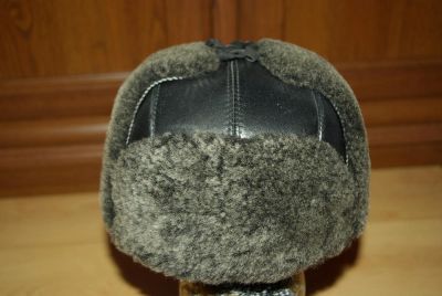 Лот: 4698494. Фото: 1. Шапка ушанка из дубленочного меха... Головные уборы