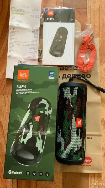 Лот: 14752322. Фото: 1. JBL flip 4 беспроводная колонка. Портативные, беспроводные колонки