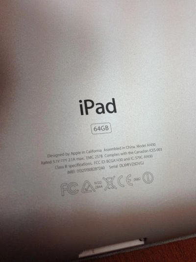 Лот: 3336508. Фото: 1. The new iPad, iPad 3, 64gb, 3G... Планшеты