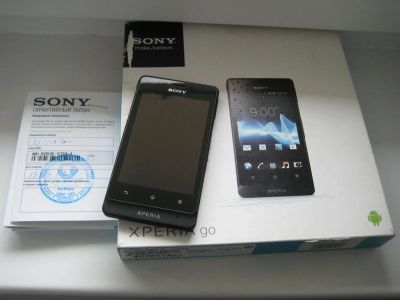 Лот: 3202743. Фото: 1. Sony Xperia GO (на гарантии),водонепроницаемый... Смартфоны