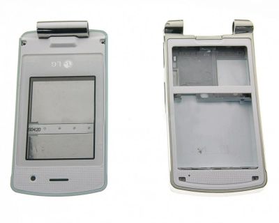 Лот: 12057997. Фото: 1. Корпус LG KF350 Светло-голубой. Корпуса, клавиатуры, кнопки