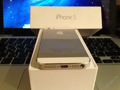 Лот: 3175707. Фото: 1. Apple iPhone 5 32Gb White, РСТ... Смартфоны