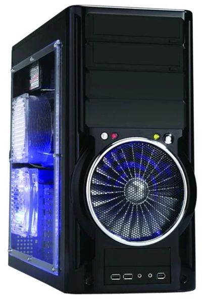 Лот: 6373758. Фото: 1. Корпус NaviPower Ice Tube II Black. Корпуса, блоки питания