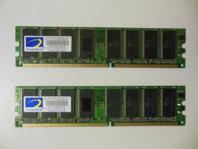 Лот: 6227366. Фото: 1. 2 планки DDR1 по 256Mb. Оперативная память