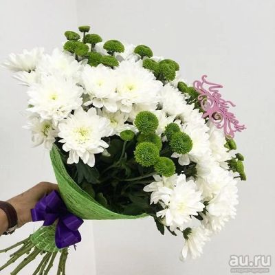 Лот: 8555509. Фото: 1. Оригинальный букет из ромашек. Свежие цветы