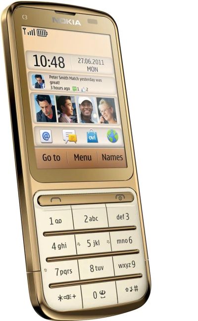 Лот: 3547271. Фото: 1. nokia c301 gold. Кнопочные мобильные телефоны