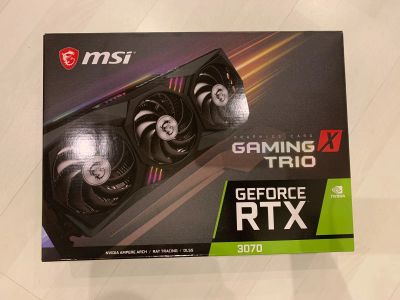 Лот: 17162211. Фото: 1. GeForce RTX 3070 MSI Gaming X... Видеокарты