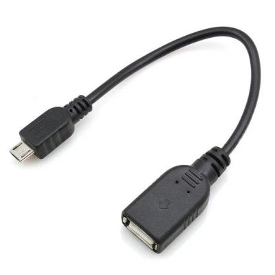 Лот: 15494331. Фото: 1. Адаптер OTG USB(гнездо) - microUSB. Дата-кабели, переходники