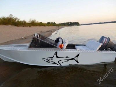 Лот: 2555552. Фото: 1. Наклейка акула А02. Наклейки автомобильные