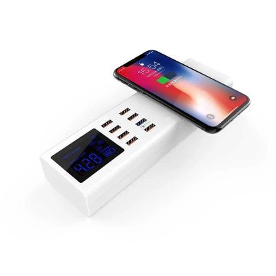 Лот: 22150335. Фото: 1. СЗУ DOOLIKE 8USB 8A QC 3.0 DL-CH27WQ. Зарядные устройства, блоки питания, адаптеры сетевые для смартфонов