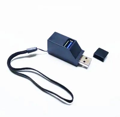 Лот: 21974702. Фото: 1. Миниатюрный USB хаб разветвитель... USB хабы
