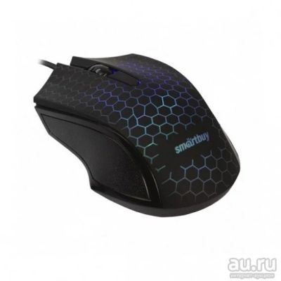Лот: 14291911. Фото: 1. Мышь SmartBuy SBM-334-K USB, черная. Клавиатуры и мыши